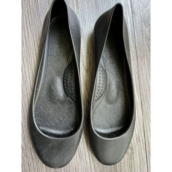 Classic‎ Black Ballet Flats Comfortable Round Toe Slip-On Work Casual Shoes US 9 - Picture 3 of 7